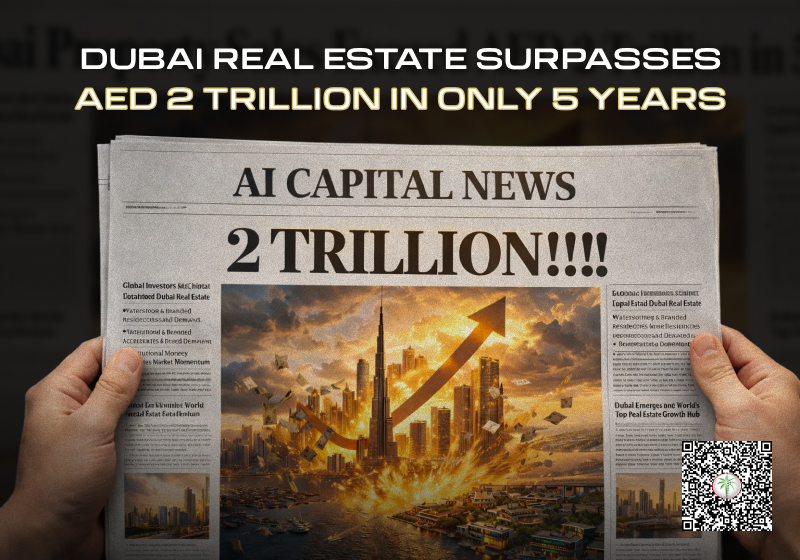 Dubai Property Sales Exceed AED 2 Trillion in Past Five Years