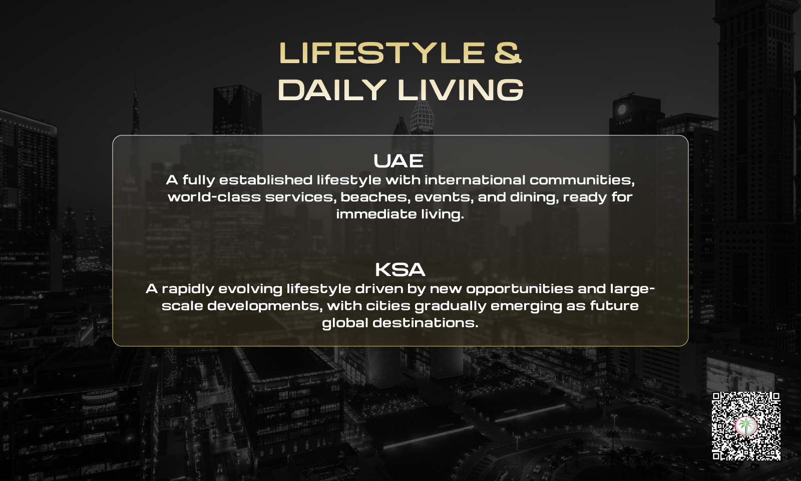 UAE Golden Visa vs Saudi Premium Residency - Market overview